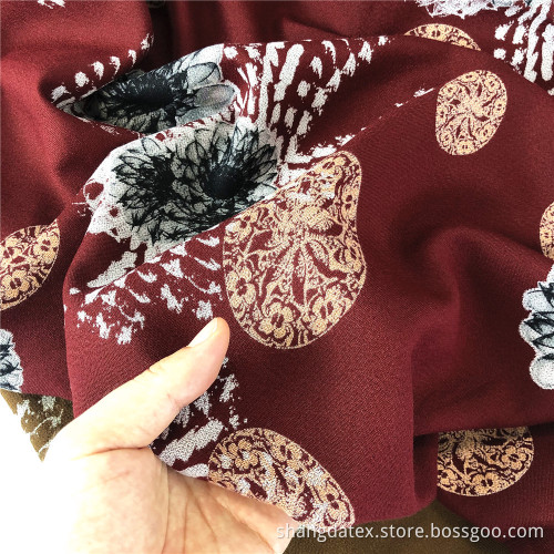 New Rayon Rt Printed Fabrics Good Quality